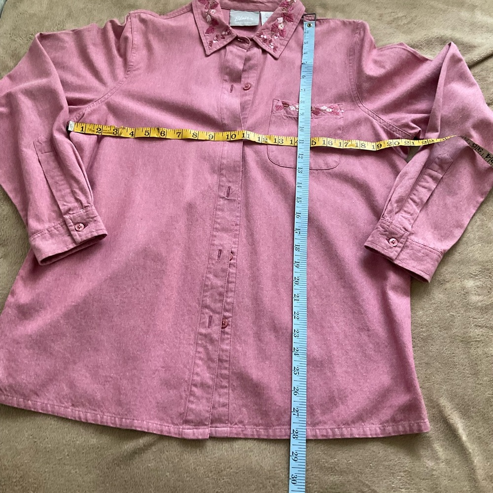 Blair Vintage Embroidered Button Down Shirt - Picture 5 of 8